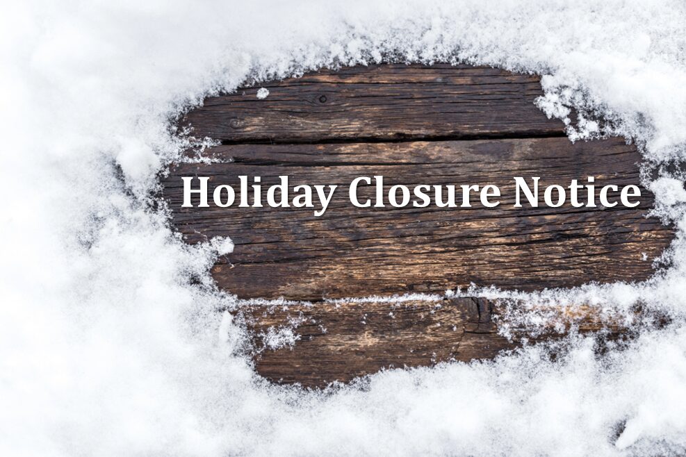 holiday notice