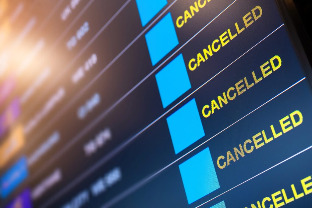 Flight information display systems　won't work if a major earthquake disrupt system.