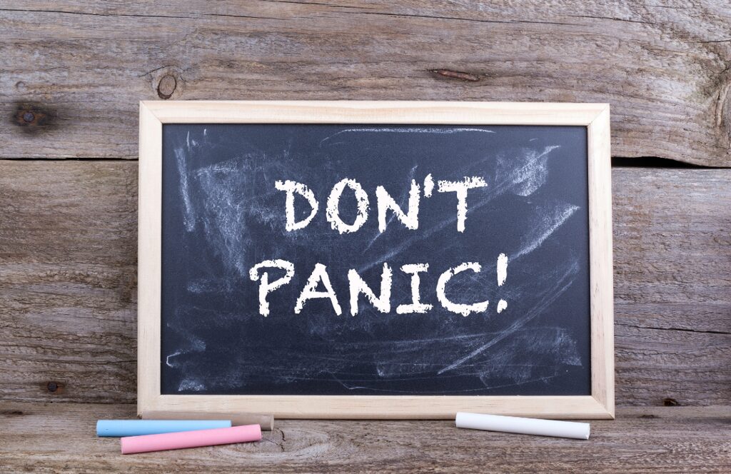 When you prioritize your own safety, you can remain calm.