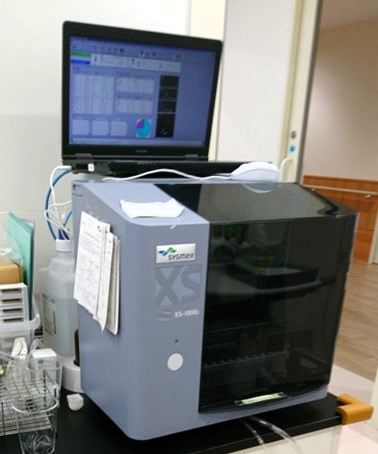Blood testing machine
