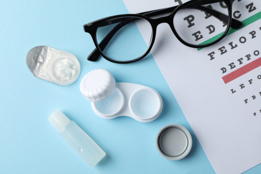don't forget glasses and contact lenses to keep in an emergecy kit.